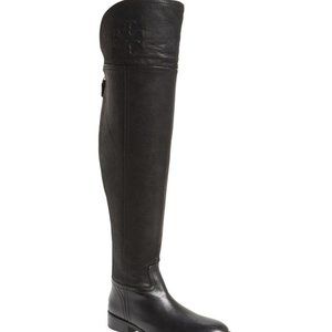 Tory Burch Black Simone Over The Knee Boots